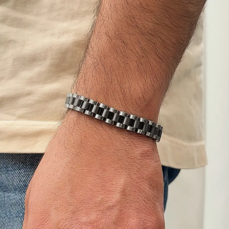 Velia Black/Silver | Armband