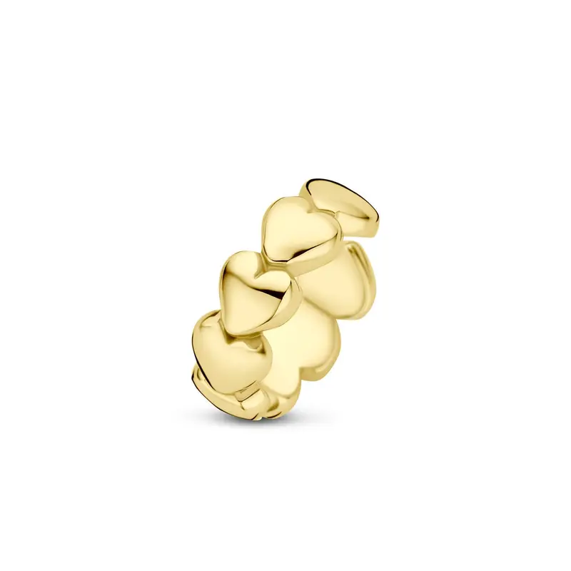 Verguld 925 zilveren ear cuff