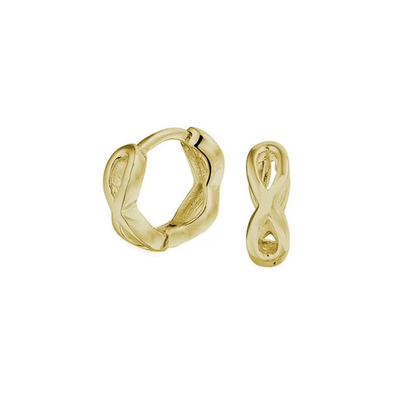 Verguld Zilveren Klapoorringen – 3.5 mm