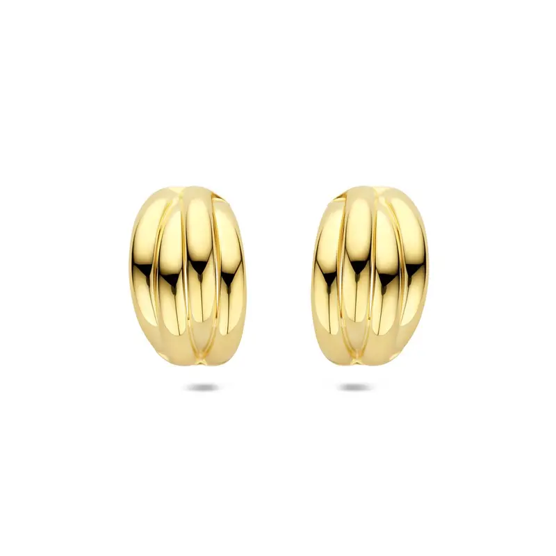 Verguld zilveren stekeroorringen – tijdloze elegantie met een gouden glans
