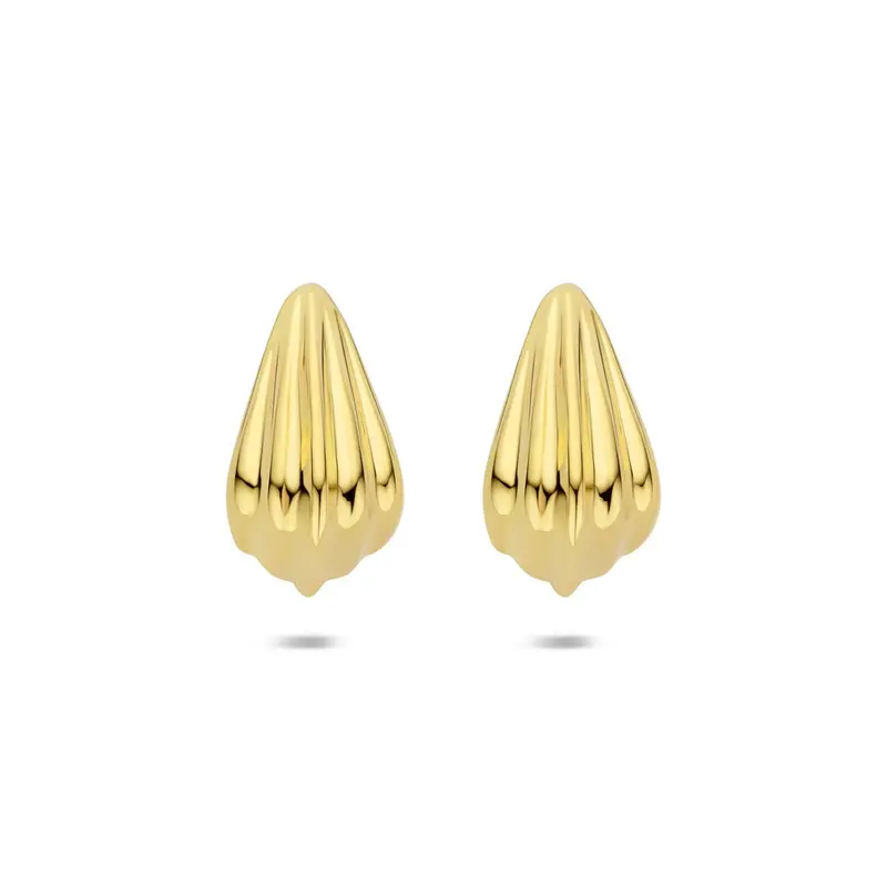 Verguld zilveren stekeroorringen – verfijnde gouden touch