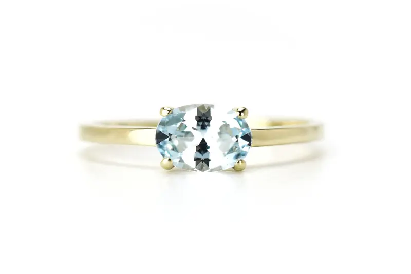 VerOna 14K Gold Atlanta Topaas Ring