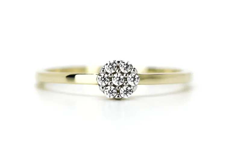 VerOna 14K Gold Daisy Ring