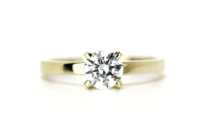 VerOna 14K Gold Swarovski Lanza Ring