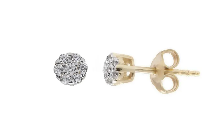 VerOna Gold 14K Iris Oorknoppen