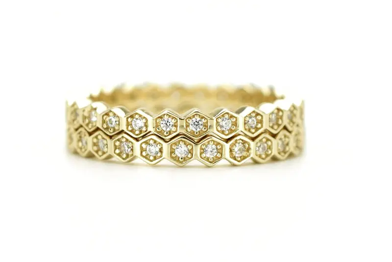 VerOna Honeycomb Twee Ringenset