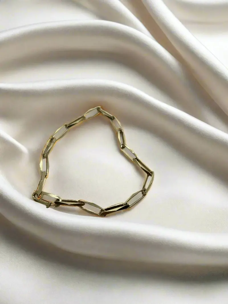 vintage gouden armband 14k closed forever 7.4gr