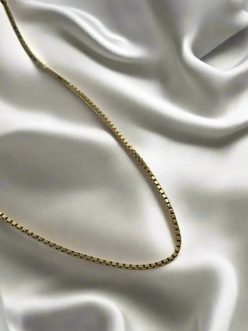 vintage gouden collier 52cm venetiaans 18k 10gr