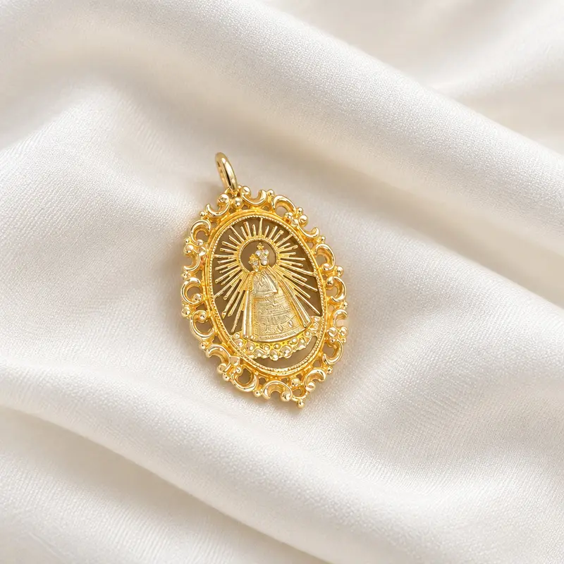 vintage gouden hanger 14k 5.4gr