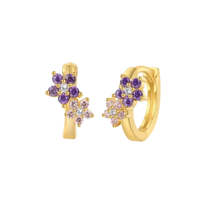 Violet hoops