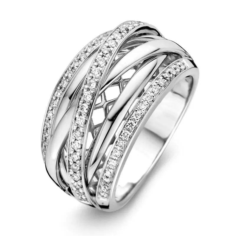 Witgouden Ring met Briljante Diamanten – 0,34 crt