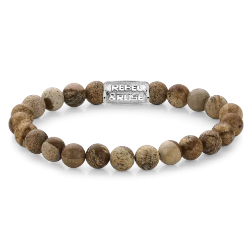 Woodstock - 8mm - Heren Kralen Armband