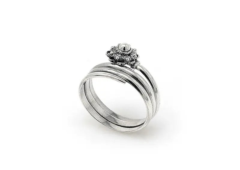 Zeeuwse Knoop Ring Zilver nr 10