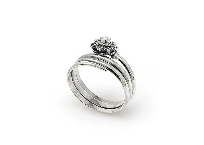 Zeeuwse Knoop Ring Zilver nr 8