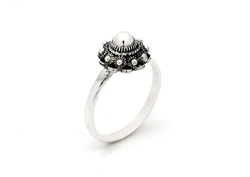 Zeeuwse Knop Ring Zilver 12mm
