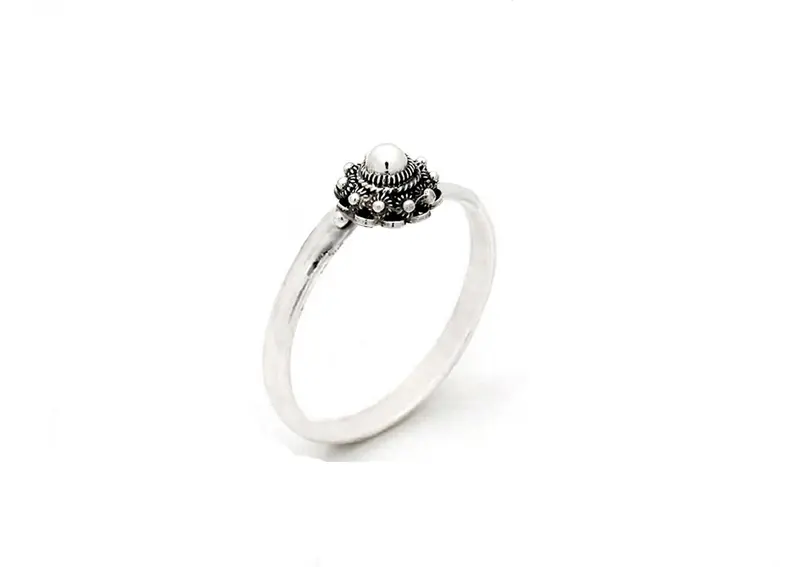 Zeeuwse Knop Ring Zilver 8mm