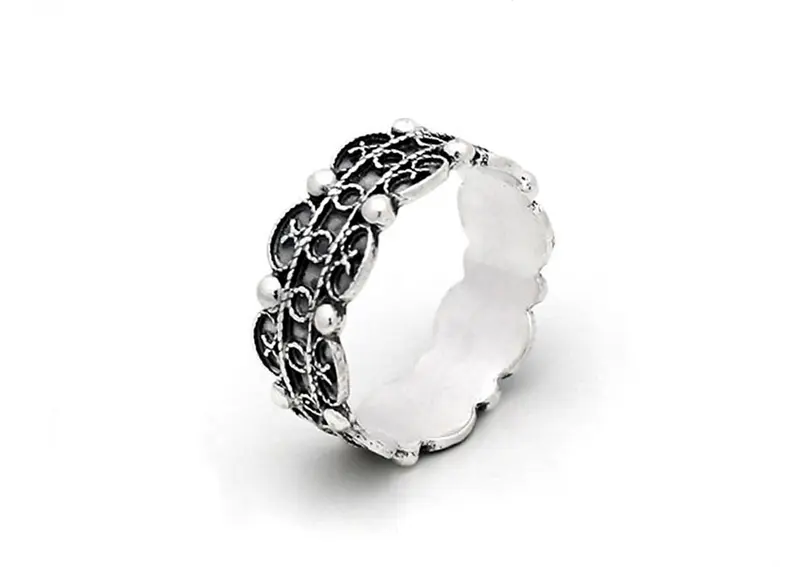 Zeeuwse Ring Zilver Domburg