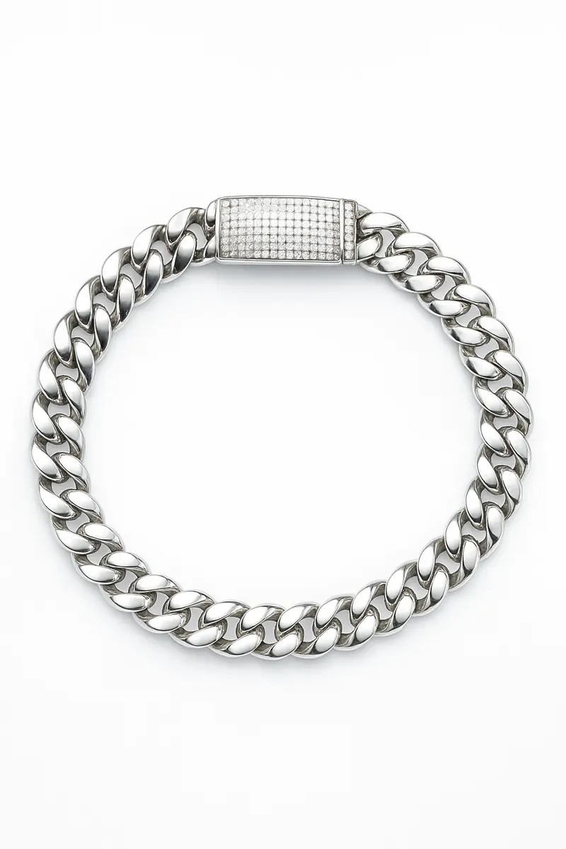 Zilveren Cuban Armband