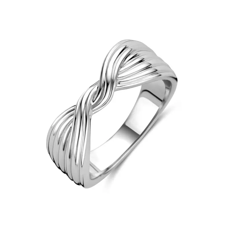 Zilveren dames ring – gerhodineerd 925 zilver