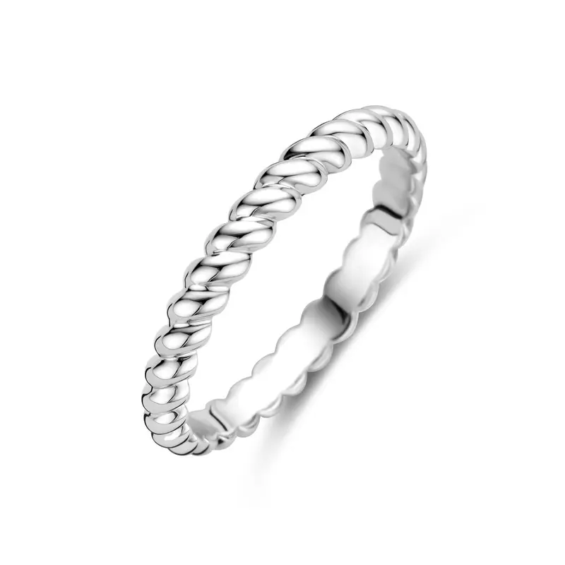 Zilveren Damesring – Gerhodineerd 925 Zilver, 3mm