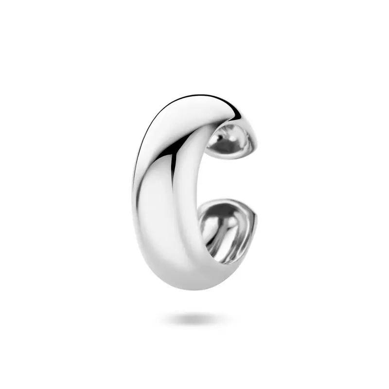 Zilveren earcuff – gerhodineerd 925 zilver (per stuk)