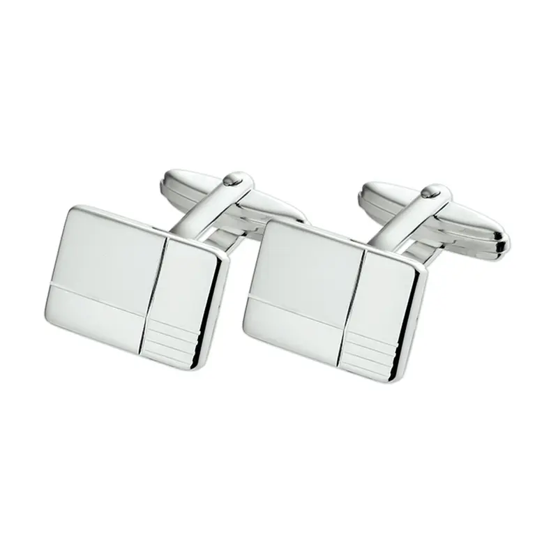 Zilveren Manchetknopen voor Heren 12,1 x 18,1 mm – 1016679