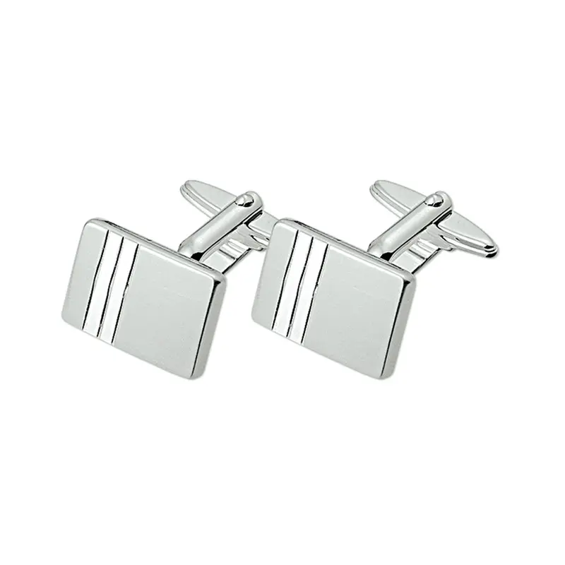Zilveren Manchetknopen voor Heren 12 x 18 mm – 1014196