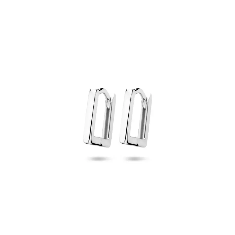 Zilveren oorringen dames – gerhodineerd klapoorringen 11.5 mm