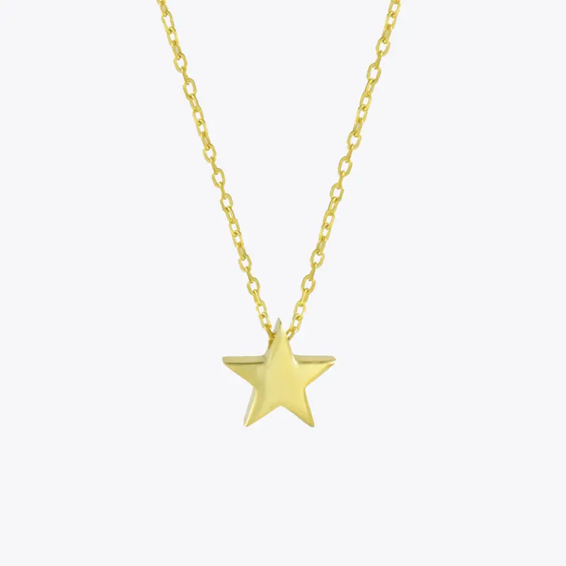 Zilveren Ster ketting + hanger