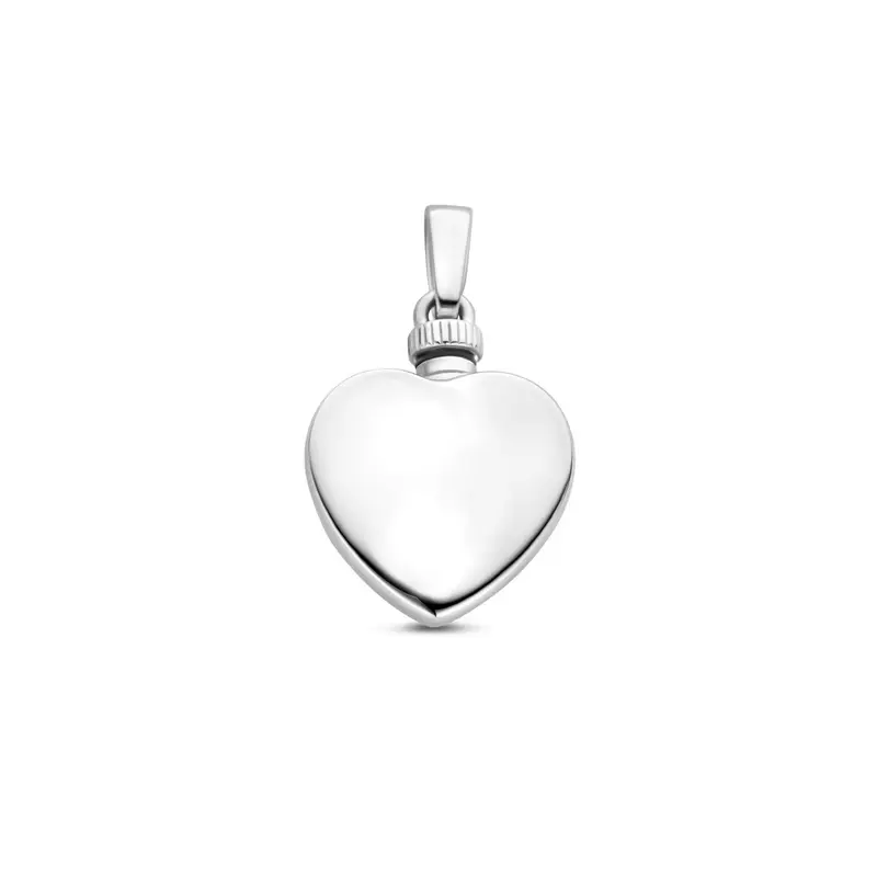 Zilveren urnhanger hartje – gedenksieraad in 925 zilver