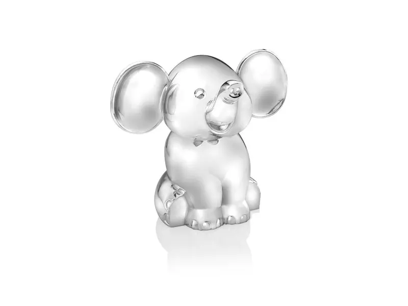 Zilverstad Spaarpot Olifant Verzilverd