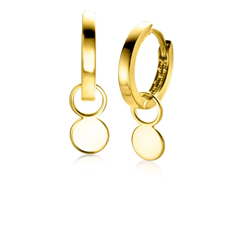 ZINZI 14K Gouden Oorbedels ZGCH388