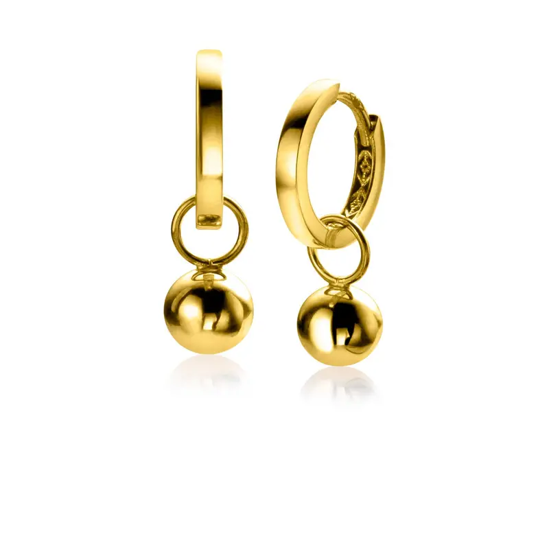 ZINZI 14K Gouden Oorbedels ZGCH392