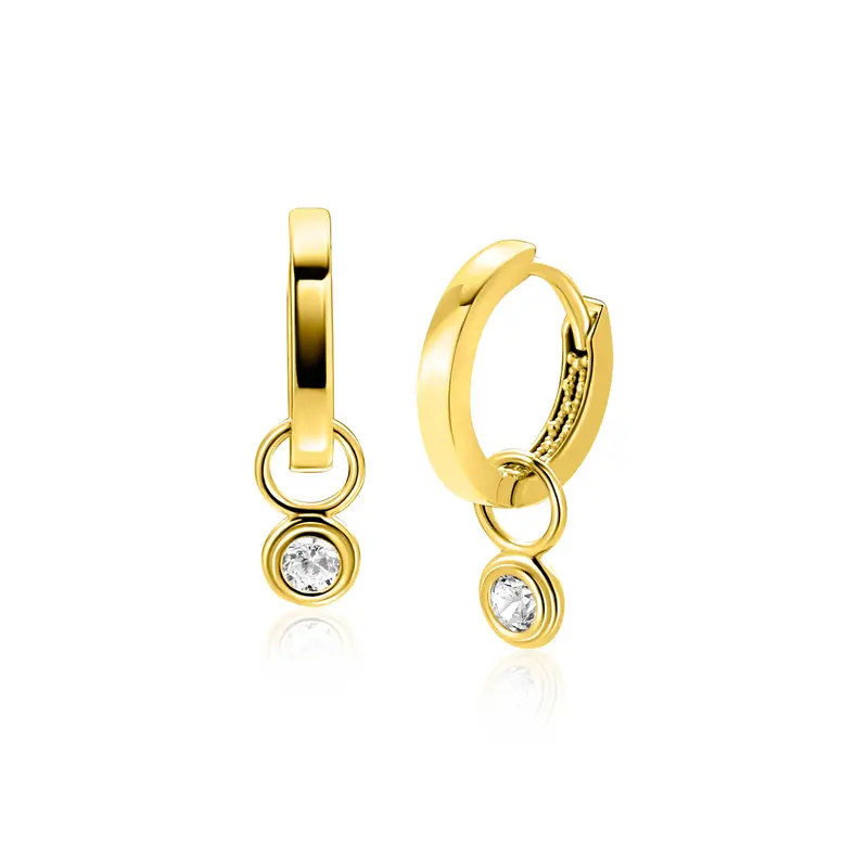 ZINZI 14K Gouden Oorbedels ZGCH560