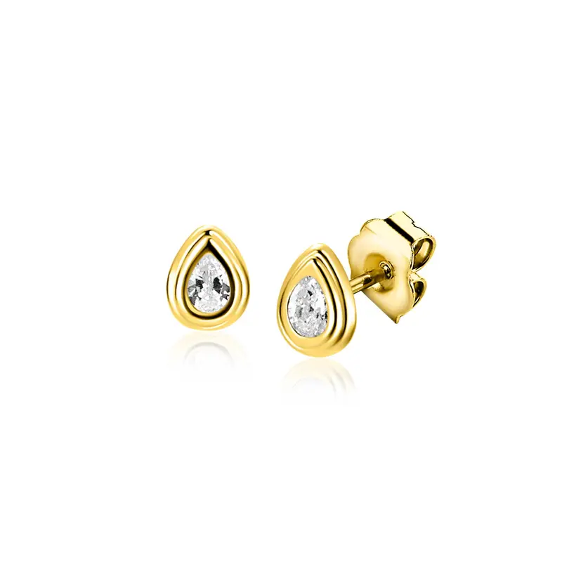 ZINZI 14K Gouden Oorbellen ZGO559