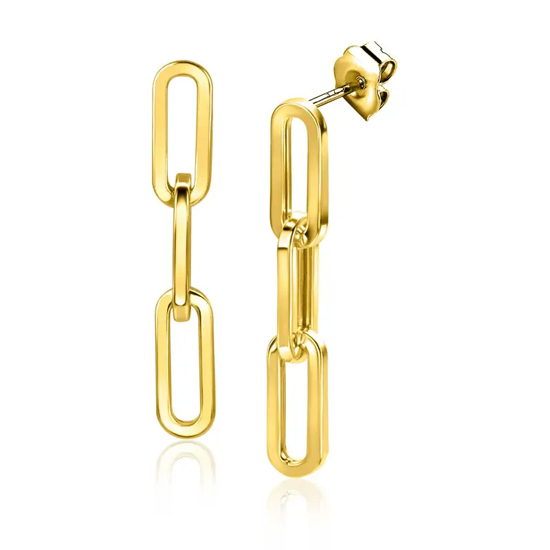 ZINZI 14K Gouden Oorknoppen ZGO361