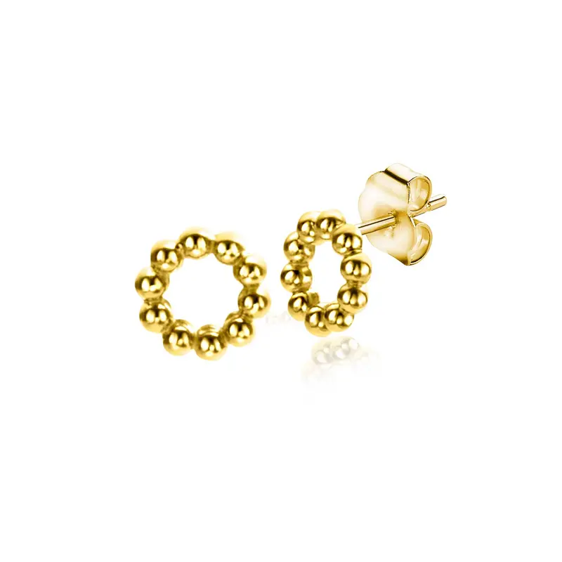 ZINZI 14K Gouden Oorknoppen ZGO399