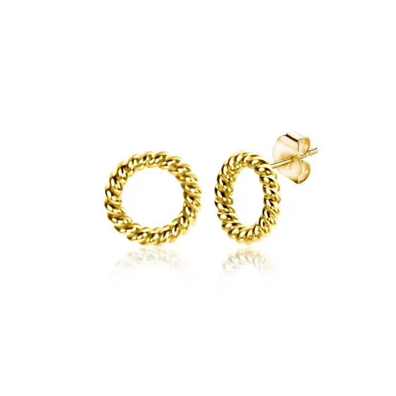ZINZI 14K Gouden Oorknoppen ZGO400