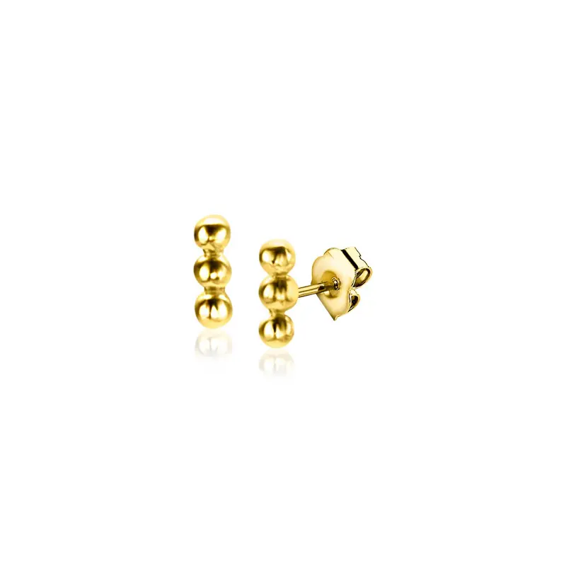 ZINZI 14K Gouden Oorknoppen ZGO414