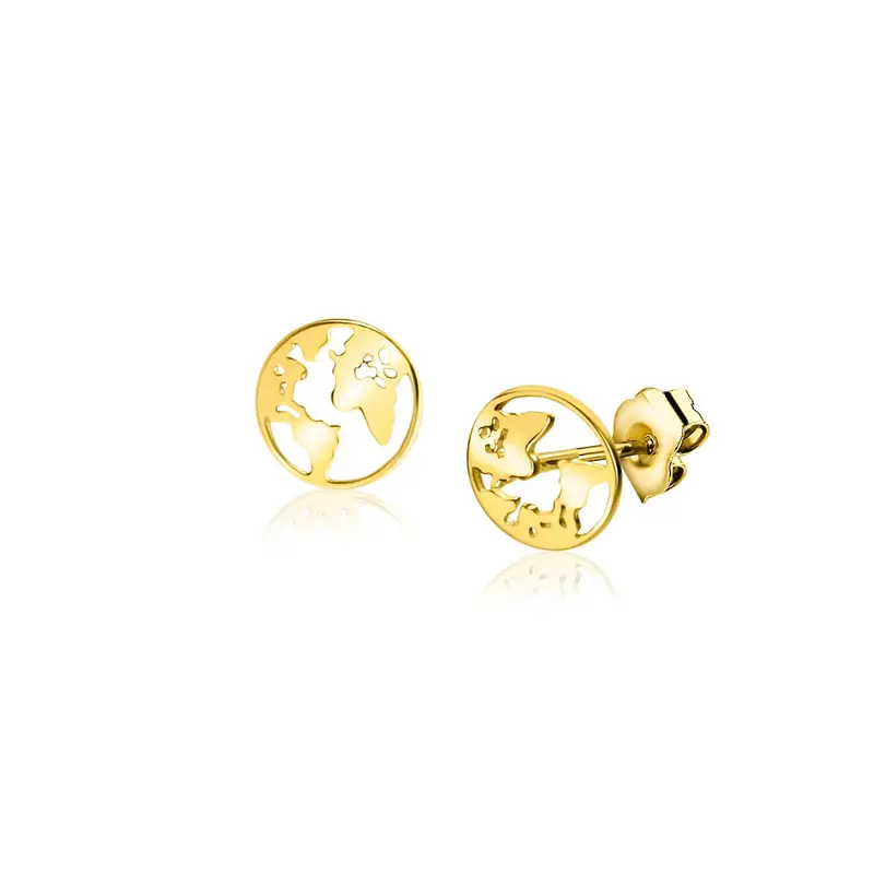ZINZI 14K Gouden Oorknoppen ZGO474