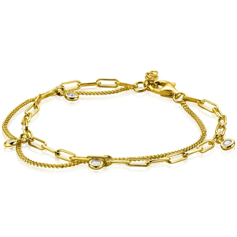 Zinzi Armband Gold Plated Zia2362 Y