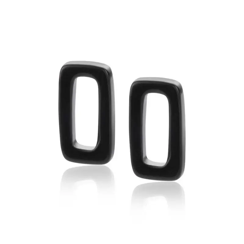 ZINZI Edelsteen Oorbedels met Zwarte Onyx ZICH2227