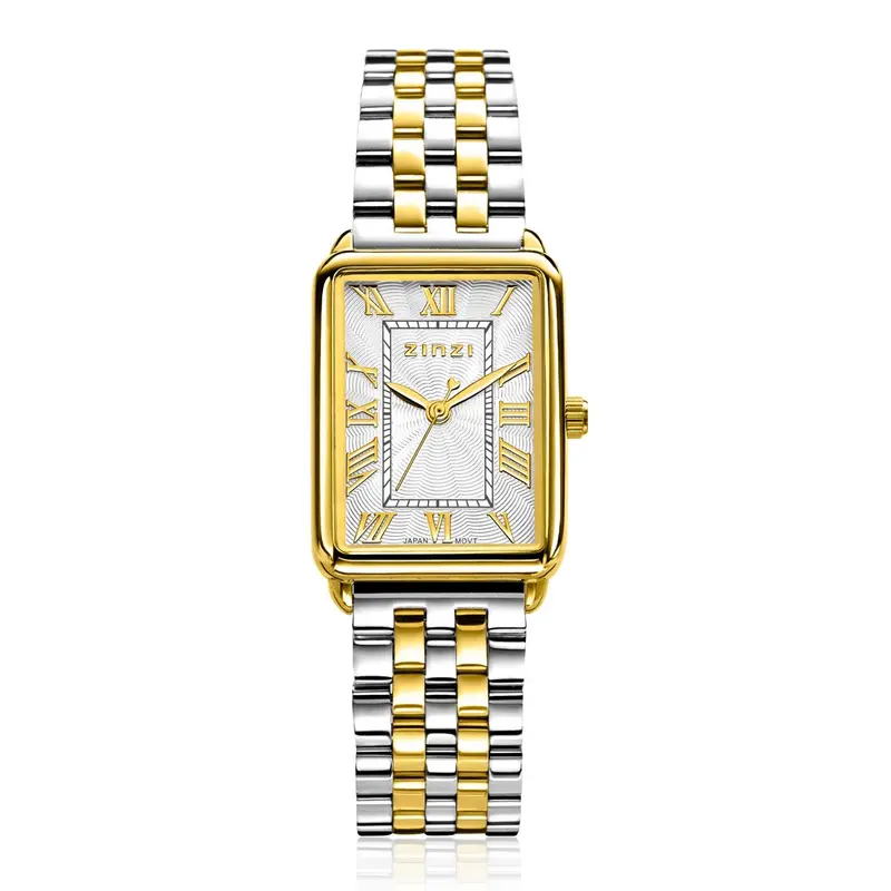 Zinzi Geelgoudkleurig Horloge Staal Ziw1907