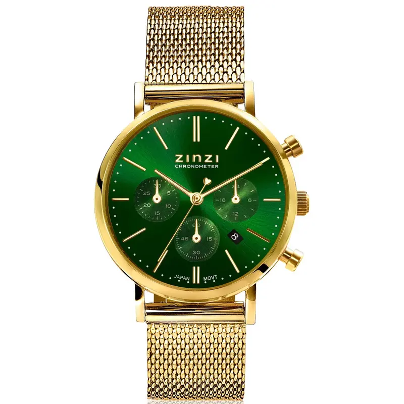 Zinzi Goudkleurig Horloge Gold Plated Ziw1535