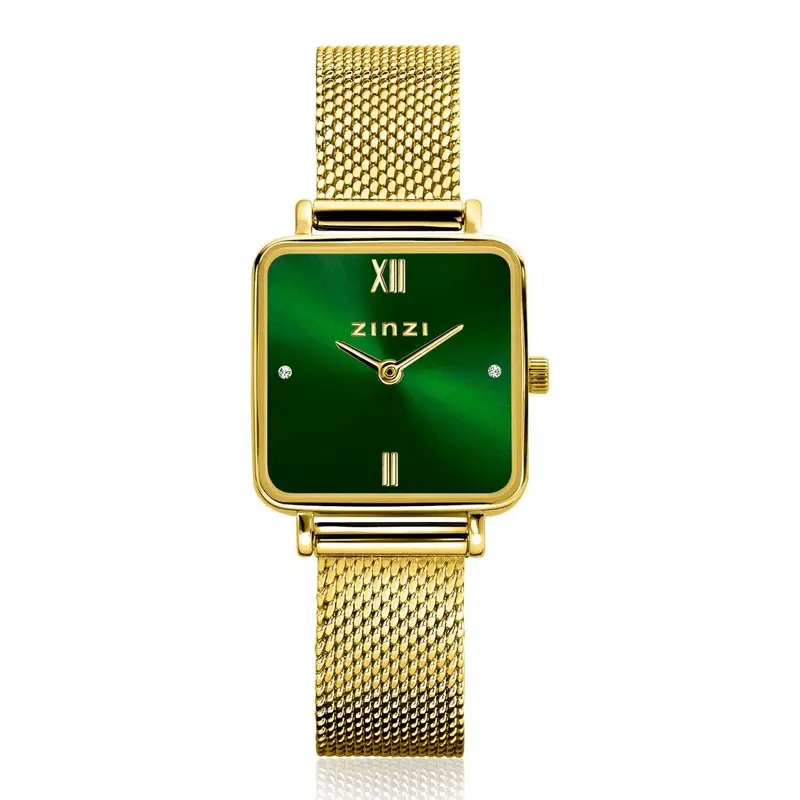 ZINZI Horloge met Witte Zirkonia ZIW1735