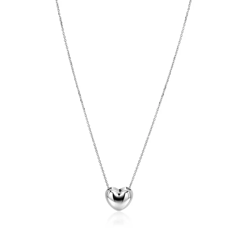 ZINZI Met Luxe Groot Hart (15mm) 40 Ketting ZIC2672