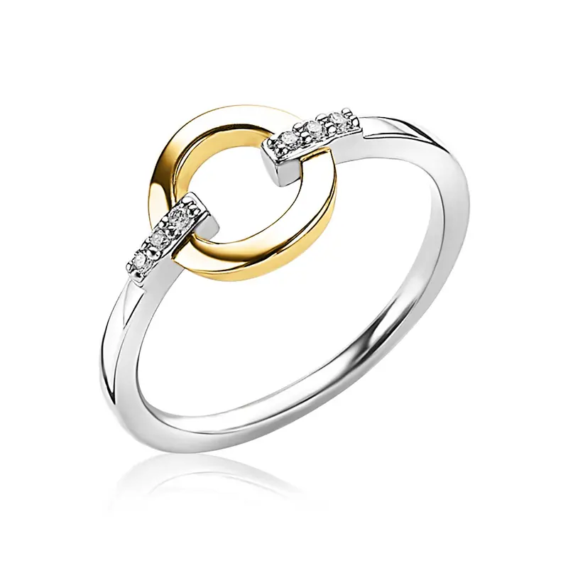 Zinzi Ring Gold Plated Zir1814 G
