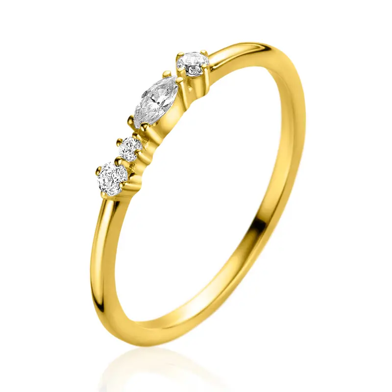 Zinzi Ring Goud Zgr464