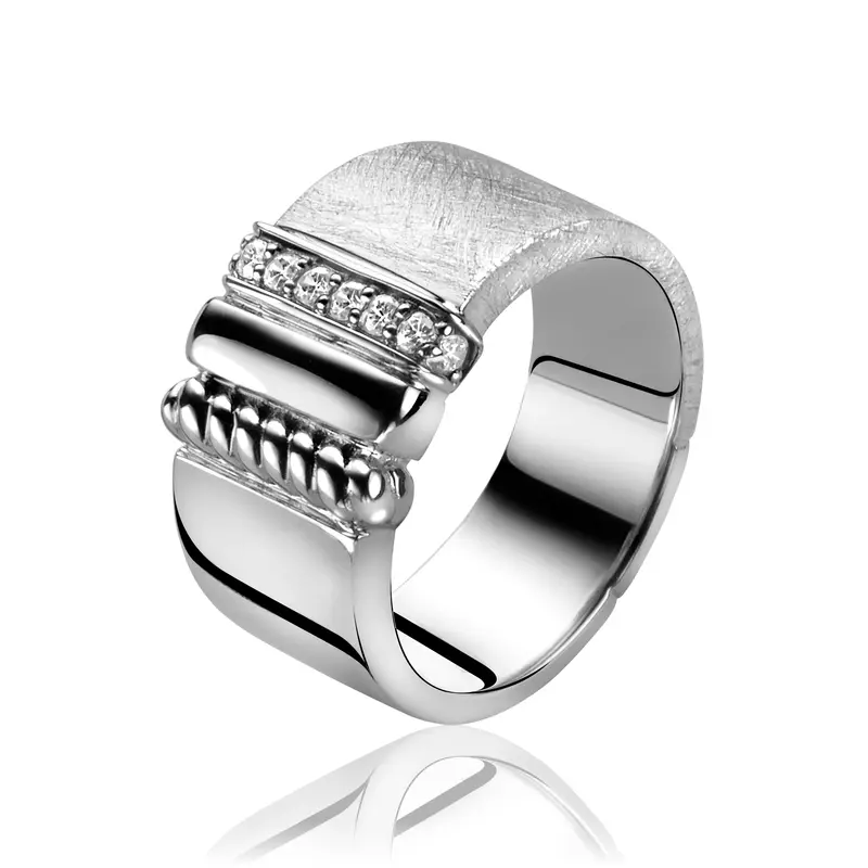 Zinzi Ring Zilver Mvr6