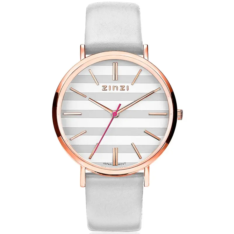 Zinzi Roségoudkleurig Horloge Gold Plated Ziw420 Lg